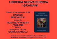 DANIELE MENCARELLI presenta QUATTRO PRESUNTI FAMILIARI Sellerio editore