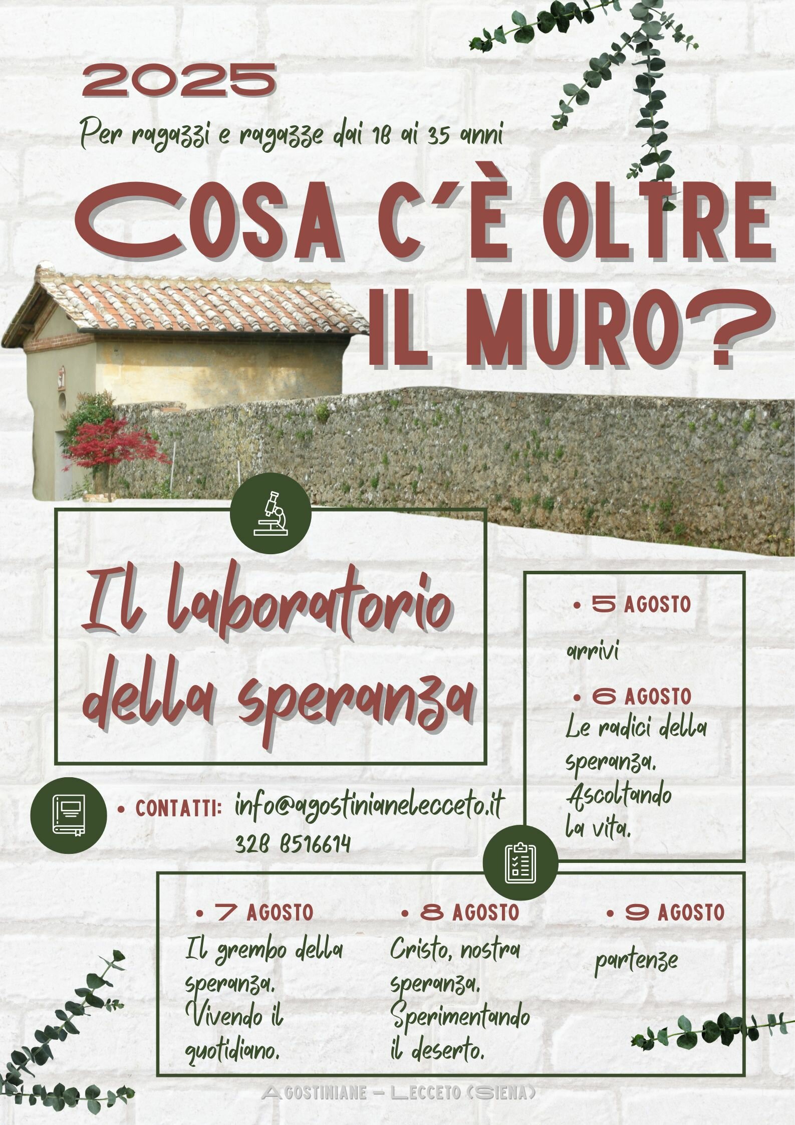 Cosa c'&egrave; oltre il muro 2025: Il laboratorio della speranza