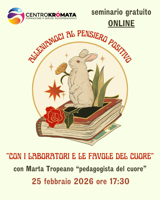 ALLENIAMOCI AL PENSIERO POSITIVO