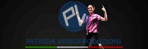 patrizia videoproduzioni logo orizzontale sfondo trasparente