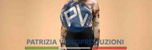 patrizia videoproduzioni logo orizzontale sfondo trasparente