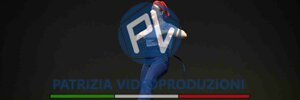 patrizia videoproduzioni logo orizzontale sfondo trasparente