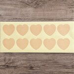 dcc-foglio-di-stickers-kraft-a-francobollo-cuore