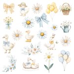 dcc-pad-di-8-carte-bifacciali-collezione-golden-bloom