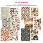 ephemera-book-hot-cocoa-holly-a4-32pkg