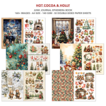 ephemera-book-hot-cocoa-holly-a4-32pkg