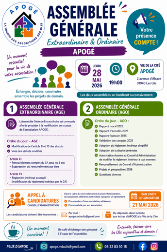 assemblées 2026
