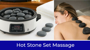 hot stone set massage