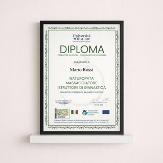 Diploma discipline olistiche, diploma naturopata Diploma discipline olistiche, diploma naturopata