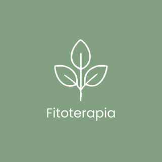 Simbolo della fitoterapia su sfondo verde Simbolo della fitoterapia su sfondo verde
