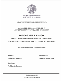fotografia e fango tesi