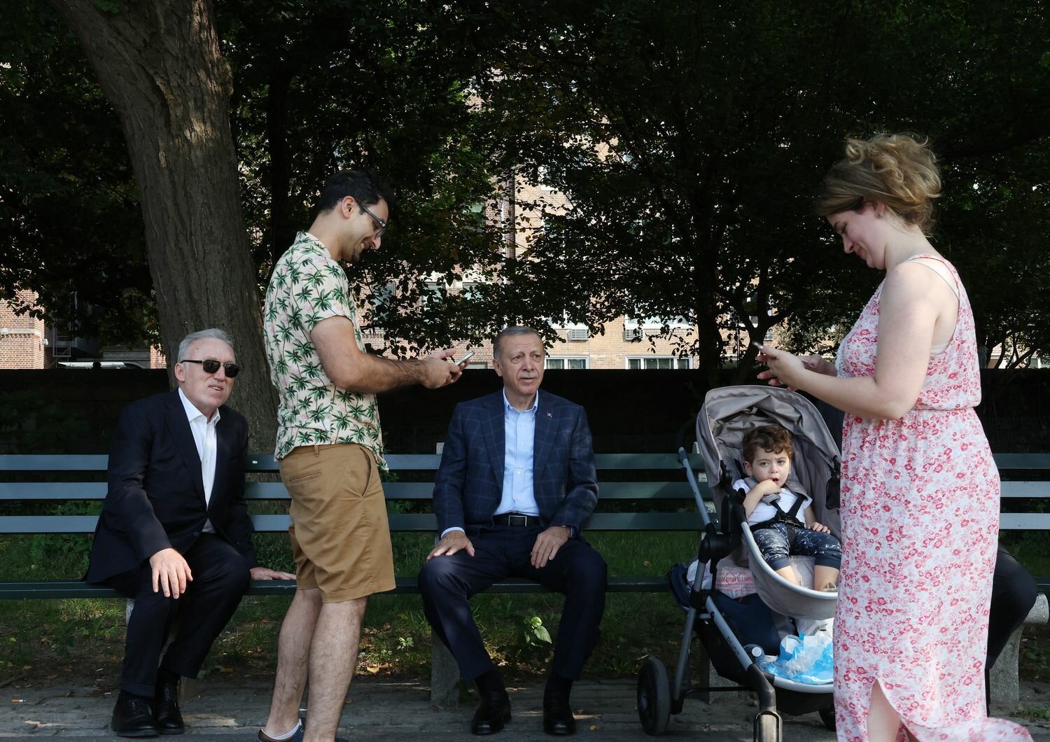 La giornata da superstar di Erdogan a Central Park