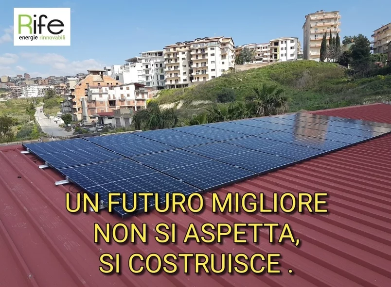Impianto fotovoltaico su copertura