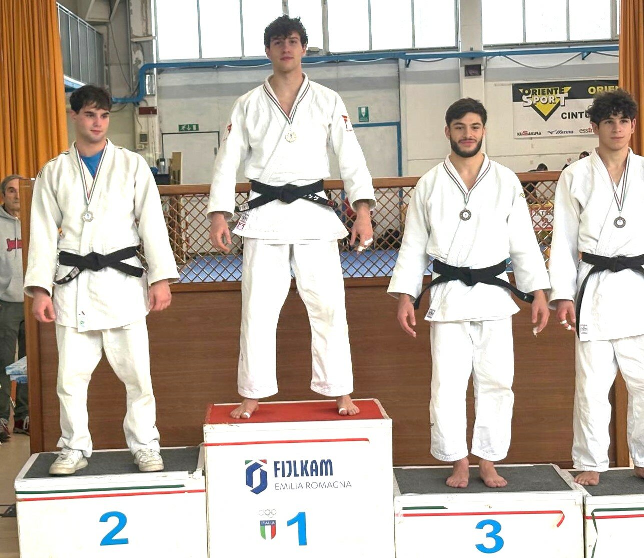 GREGORIO CALLEGATI D'ORO AL GRAN PREMIO 1&deg; 2&deg; 3&deg; DAN EMILIA ROMAGNA