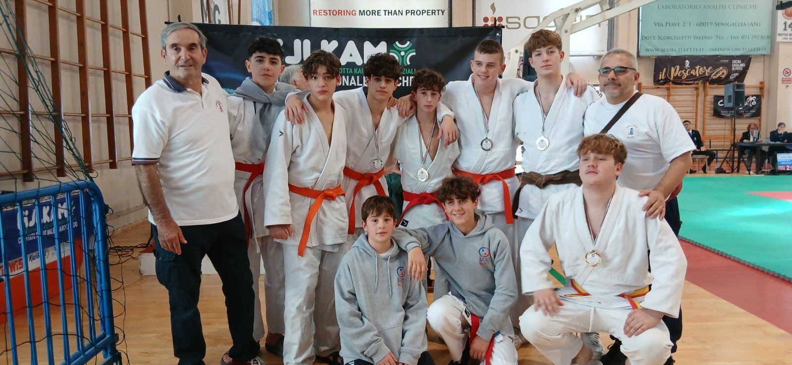 NOVE MEDAGLIE AL TROFEO DI SENIGALLIA