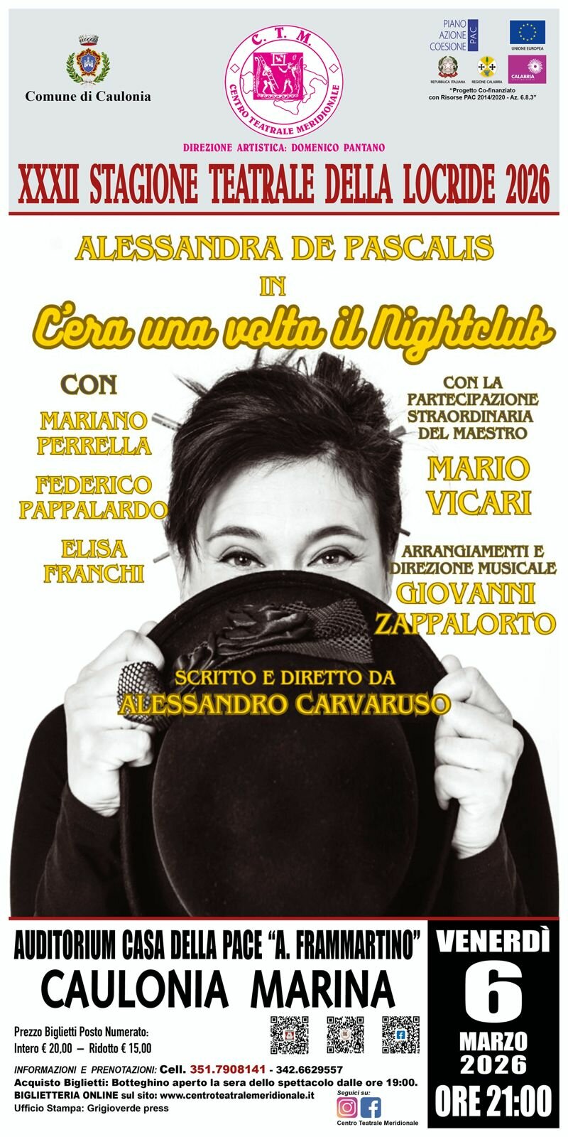 C’era una volta il Night: teatro musicale a Caulonia Marina (RC)