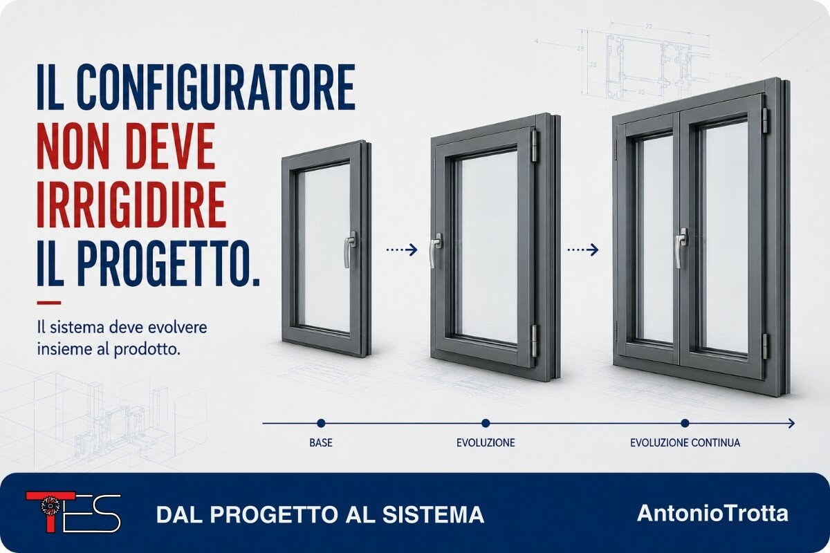 Il configuratore non deve irrigidire il progetto