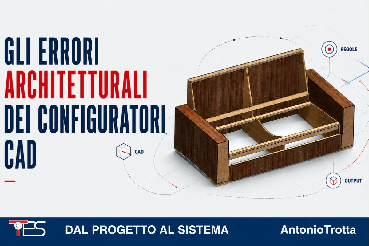 Gli errori architetturali dei configuratori CAD Gli errori architetturali dei configuratori CAD