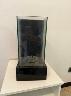 Biocamino bioetanolo su supporto nero