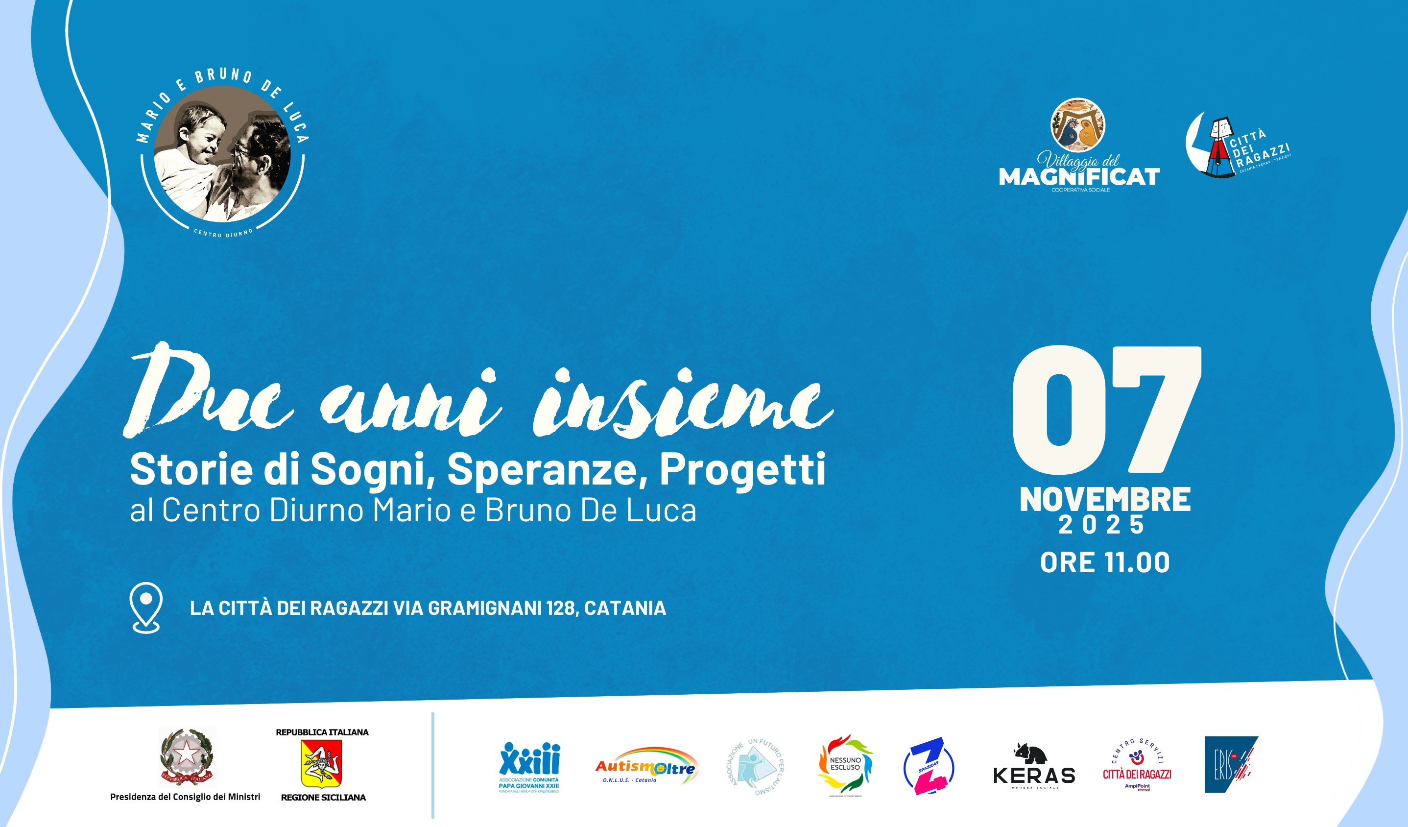 “Due anni insieme”: il Centro Diurno Mario e Bruno De Luca celebra un biennio di sogni, speranze e progetti “Due anni insieme”: il Centro Diurno Mario e Bruno De Luca celebra un biennio di sogni, speranze e progetti