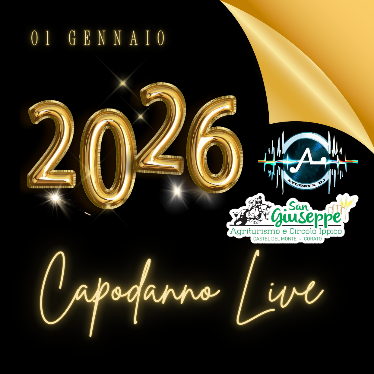 Atudryx Dj - Capodanno 01-01-2026 Live from Agriturismo San Giuseppe - Corato