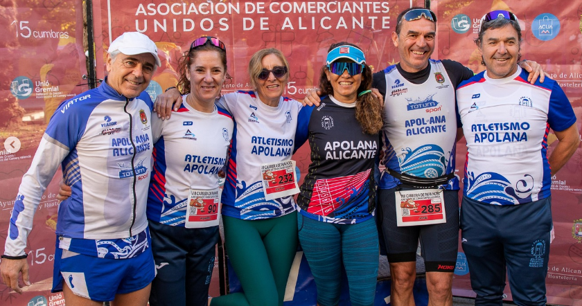 El Club Apolana brilla en la VIII Carrera Popular de Papá Noel–La Florida