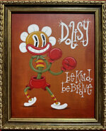 894-boxing-daisy-2026-mixed-media-on-canvas-30x24-cm