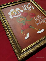 894-boxing-daisy-2026-mixed-media-on-canvas-30x24-cm