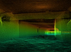 Rilievo 3D in spazi confinati con lidar per nuvola di punti ad alta precisione