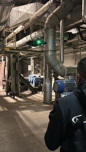 scan to bim stabilimento industriale