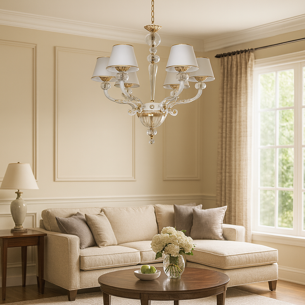 How a handcrafted chandelier is born: the journey of light in our factory