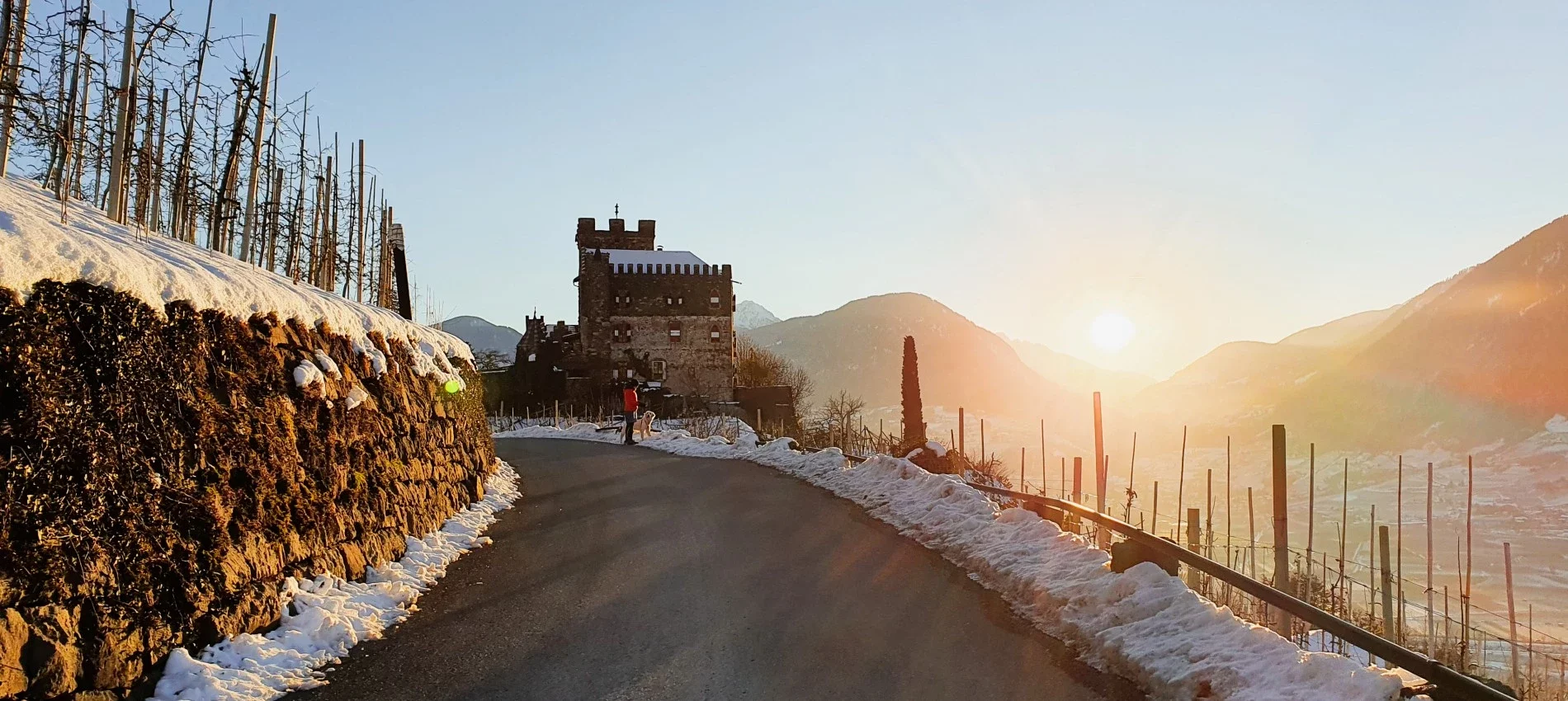 Wanderung zur Burg Katzenstein in Meran