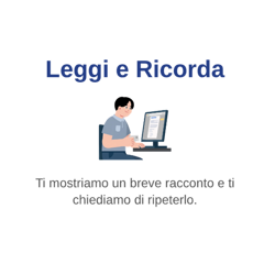 test validato per la memoria