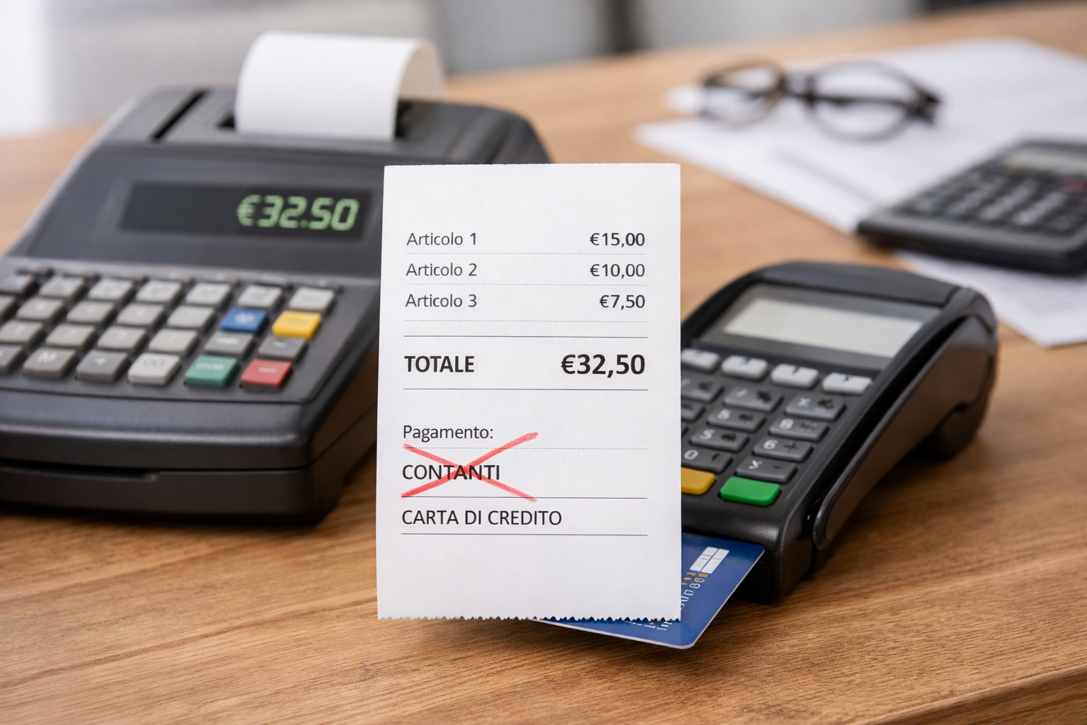 Scontrini: obbligo di indicazione del pagamento e sanzioni