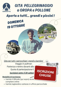 Gita pellegrinaggio a OROPA e POLLONE
