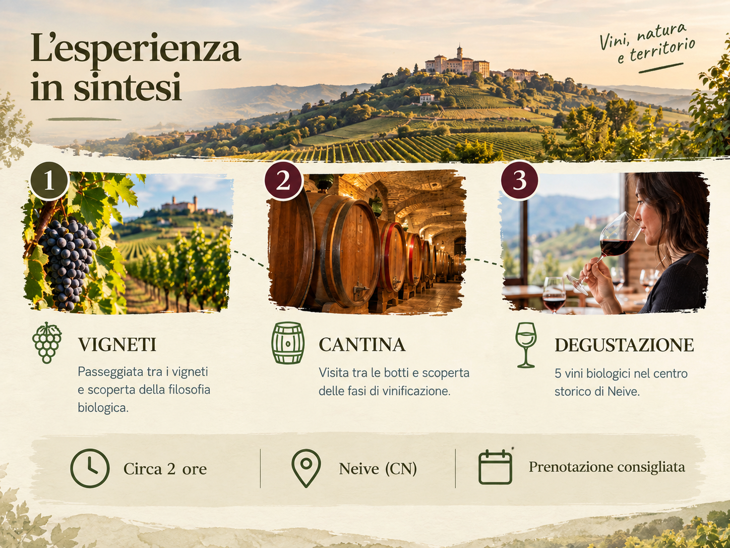 Wine tasting in the Langhe: visit to vineyards and winery