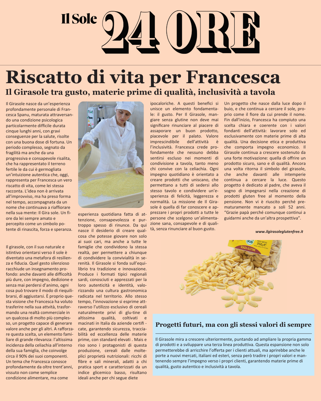 Siamo su il Sole 24 ORE