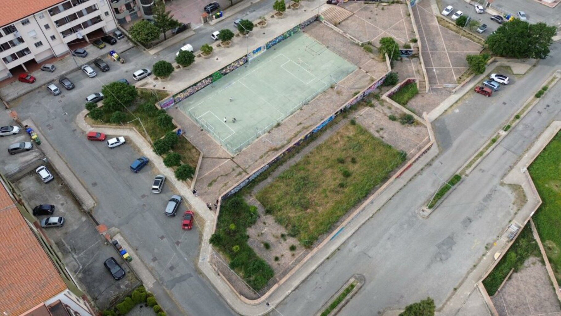 A new sports playground in via Fares thanks to the national project "Sport Illumina" / Intervention financed with 200,000 euros in agreement between Co