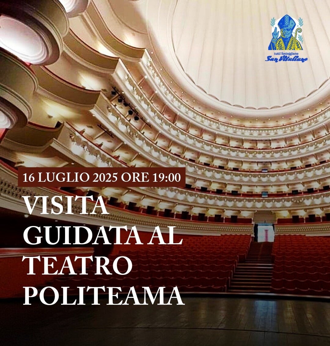 During these three days of celebrations in honor of San Vitaliano, the Politeama Theater of Catanzaro also opened its doors to the public, offering, an