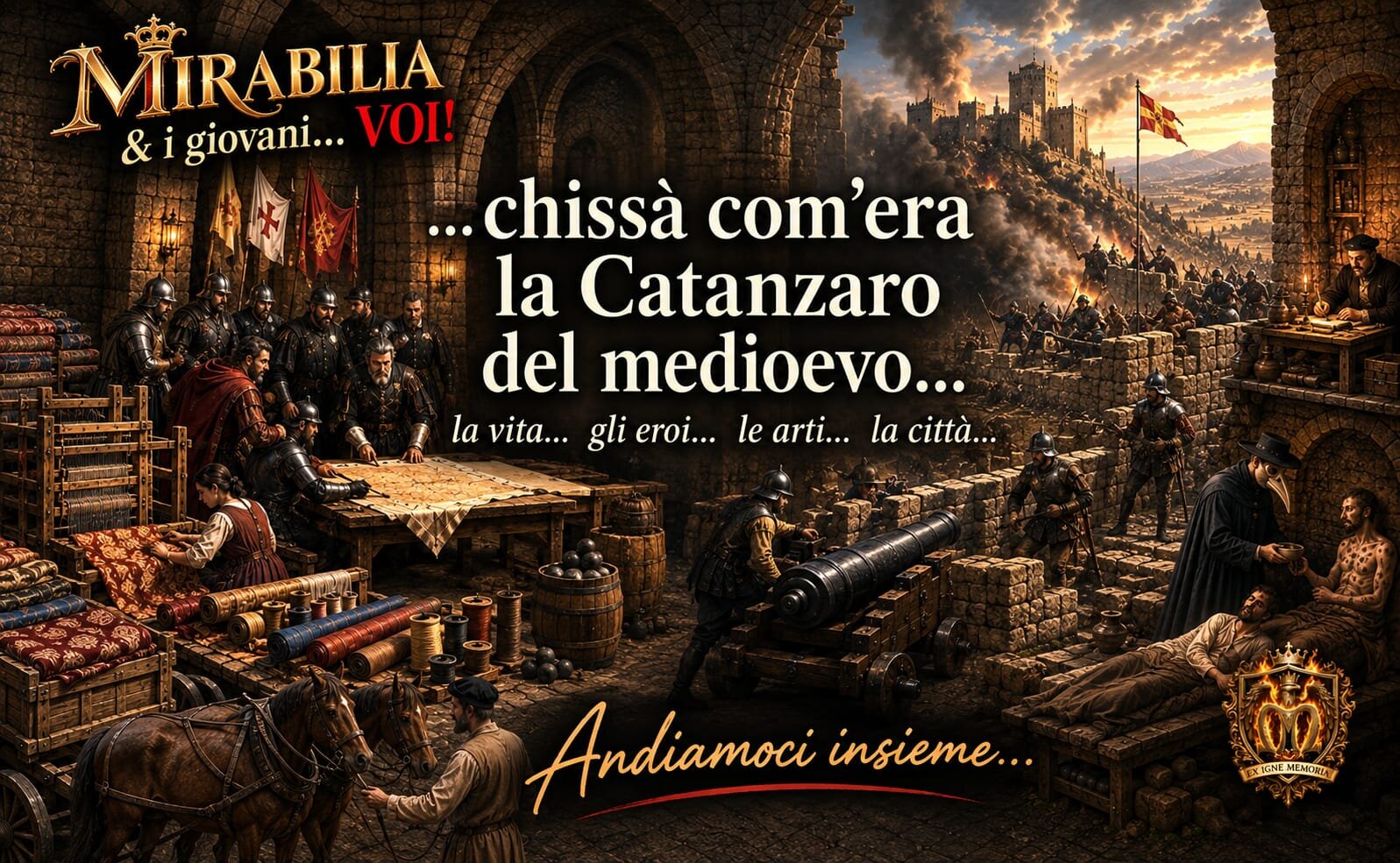 MIRABILIA ALLA NOTTEPICCANTE 2026 OBSESSO CATHANZARIO 1528: un viaggio immersivo nella Storia di Catanzaro