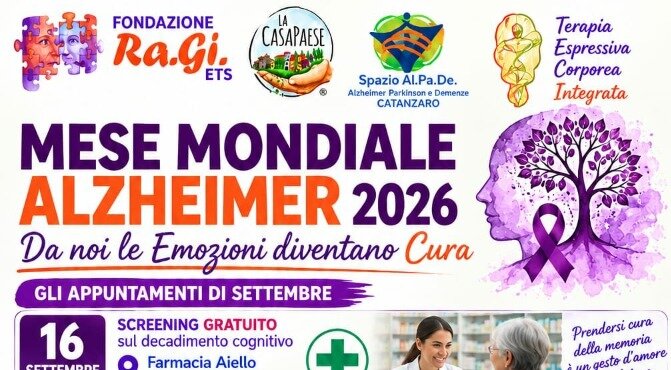“Ovunque tu sia. Noi ci siamo”: la Fondazione RaGi trasforma il Mese dell’Alzheimer in un abbraccio quotidiano alle famiglie “Ovunque tu sia. Noi ci siamo”: la Fondazione RaGi trasforma il Mese dell’Alzheimer in un abbraccio quotidiano alle famiglie