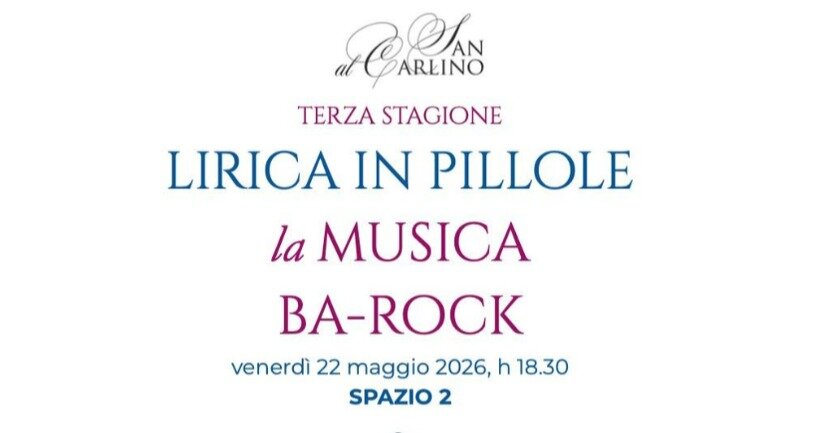 LIRICA IN PILLOLE: la Musica Ba-Rock LIRICA IN PILLOLE: la Musica Ba-Rock