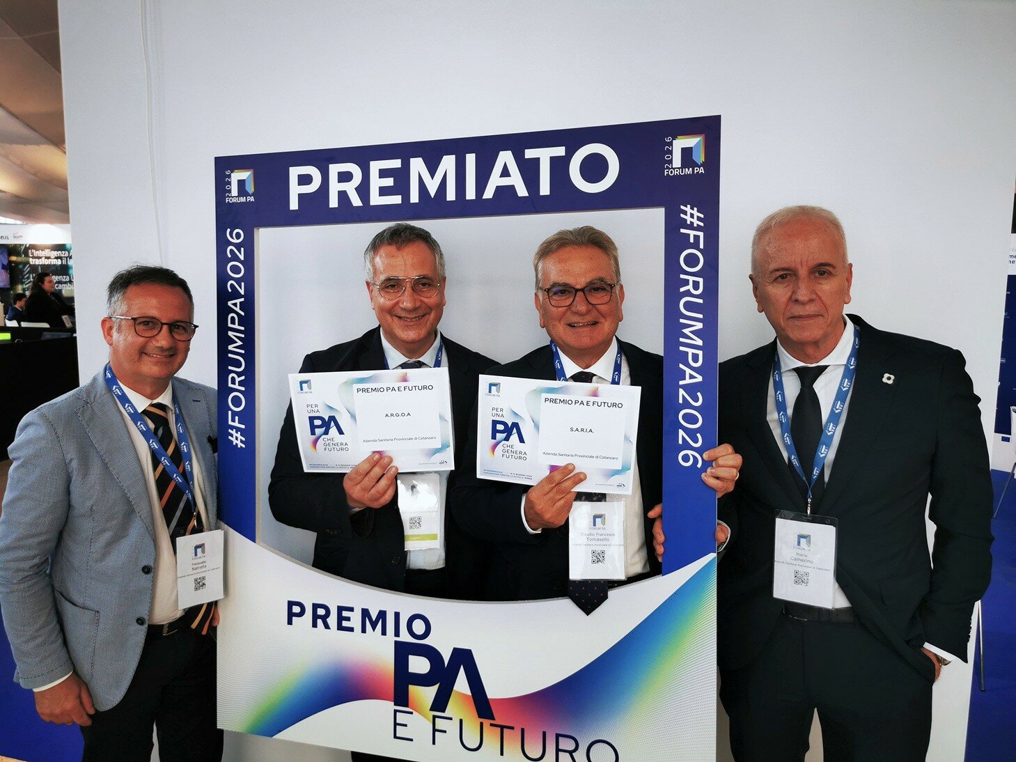 L&rsquo;ASP di Catanzaro premiata al FORUM PA 2026: Riconoscimento nazionale per i progetti di Intelligenza Artificiale &ldquo;ARGOA&rdquo; e &ldquo;SARIA&rdquo;