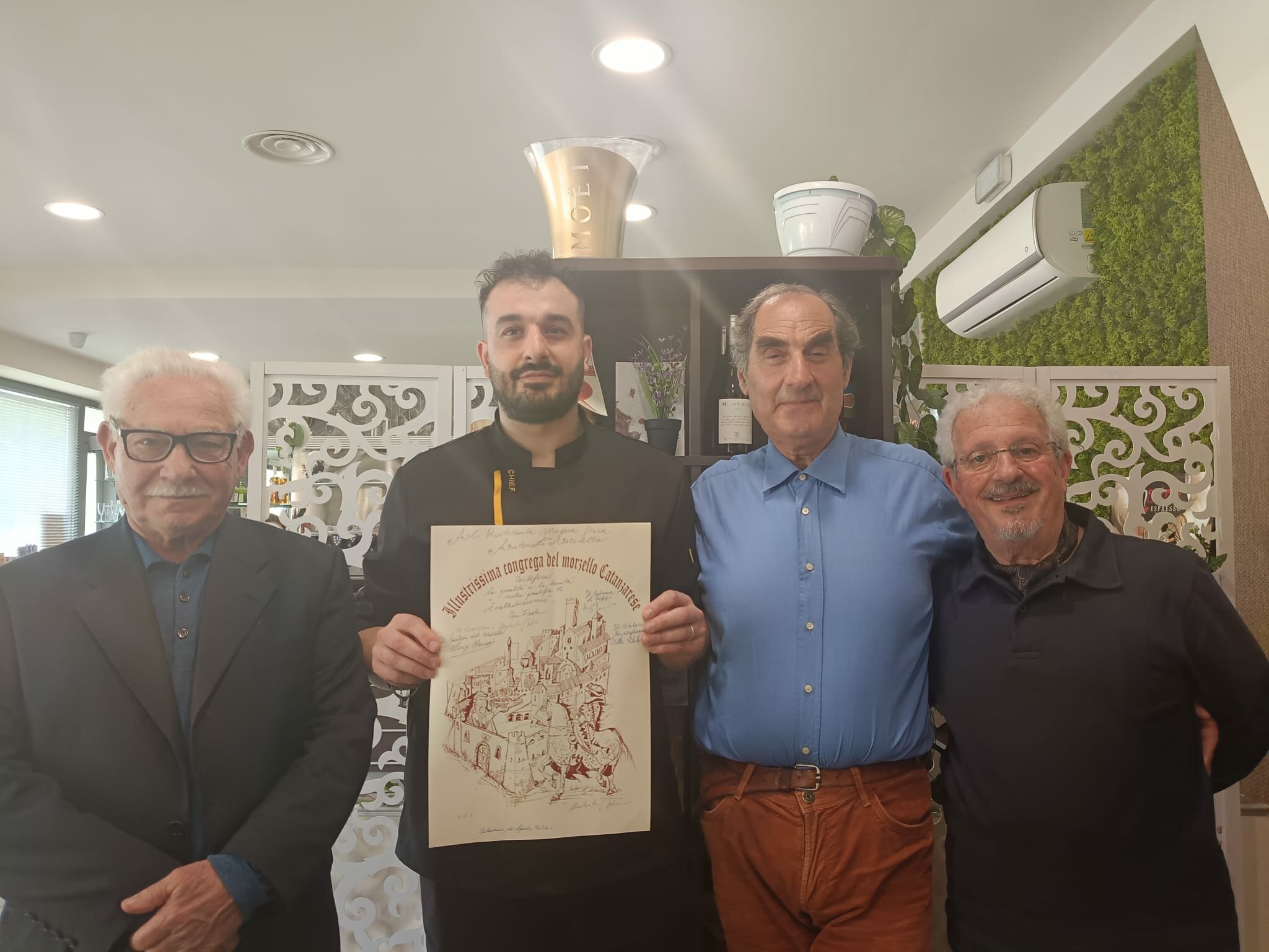L'Illustrissimo Morzello degustato al ristorante Magna Grecia della Calabroparati di Catanzaro L'antica Congrega fondata dall'ex sindaco di Catanzaro Cesare Mul&eacute;