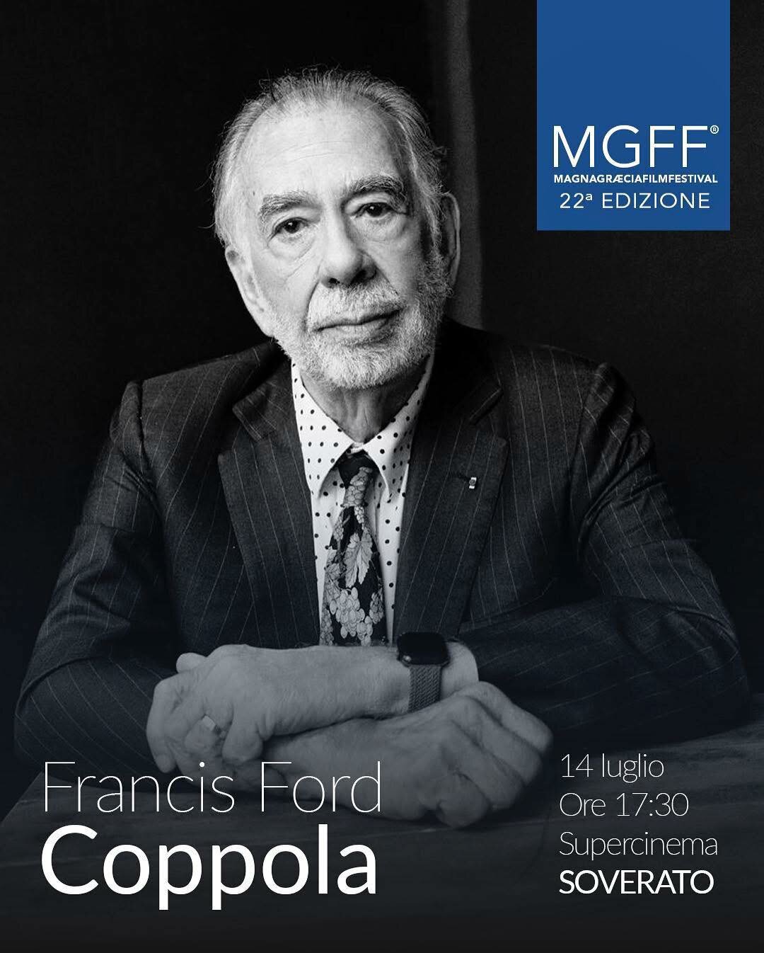 MAGNA GRAECIA FILM FESTIVAL 2025 Extraordinary preview of the Magna Graecia Film Festival On July 14 in Soverato with Francis Ford Coppola and his masterpiece MAGNA GRAECIA FILM FESTIVAL 2025 Extraordinary preview of the Magna Graecia Film Festival On July 14 in Soverato with Francis Ford Coppola and his masterpiece