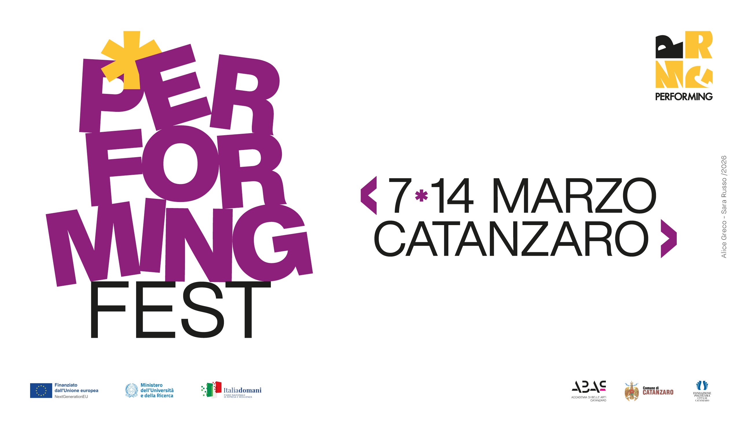 Presentata la seconda edizione di Performing Festival: a Catanzaro approda il villaggio delle arti performative