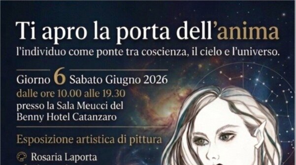 ​&ldquo;Ti apro la porta dell&rsquo;anima&rdquo;: l&rsquo;Associazione &ldquo;Stella del Mare&rdquo; celebra l&rsquo;arte, la coscienza e la felicit&agrave; dell&rsquo;individuo nell'evento del 6 giugno a Catanzaro ​