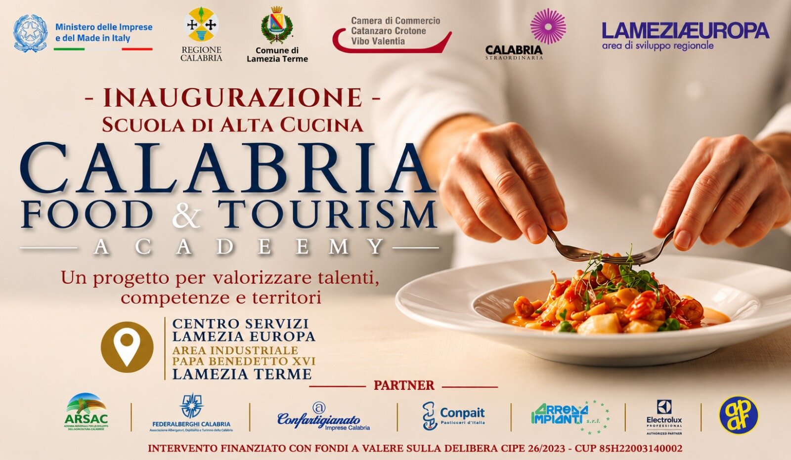 Calabria Food&Tourism Academy, Confartigianato: “Un investimento strategico per formare competenze e valorizzare le eccellenze dell'artigianato alimentare e dell'accoglienza”