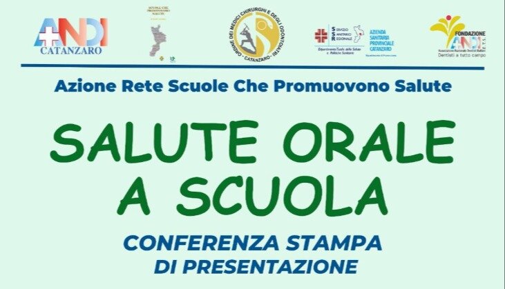 “Salute orale nelle scuole”, al via a Catanzaro il progetto pilota per educare i più giovani “Salute orale nelle scuole”, al via a Catanzaro il progetto pilota per educare i più giovani