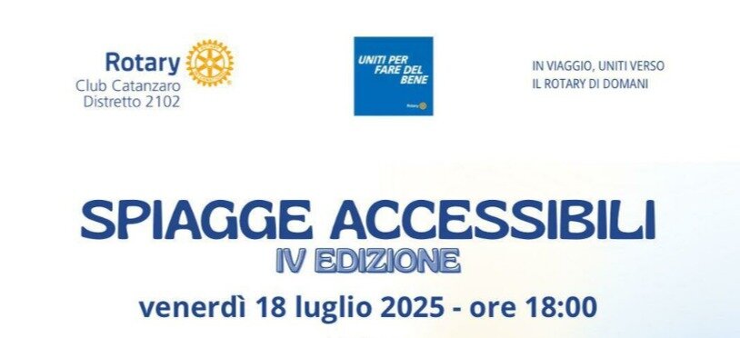 Official presentation Friday, July 18, 2025 at 6:00 PM at Lido Valentino Beach Club in Giovino CATANZARO &ndash; JULY 14, 2025. Return to everyone the d